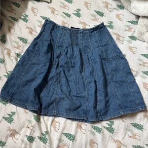 Vintage denim skirt